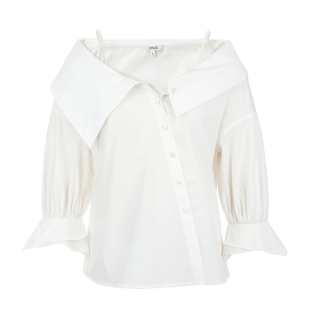 Oksana White Off Shoulder Blouse